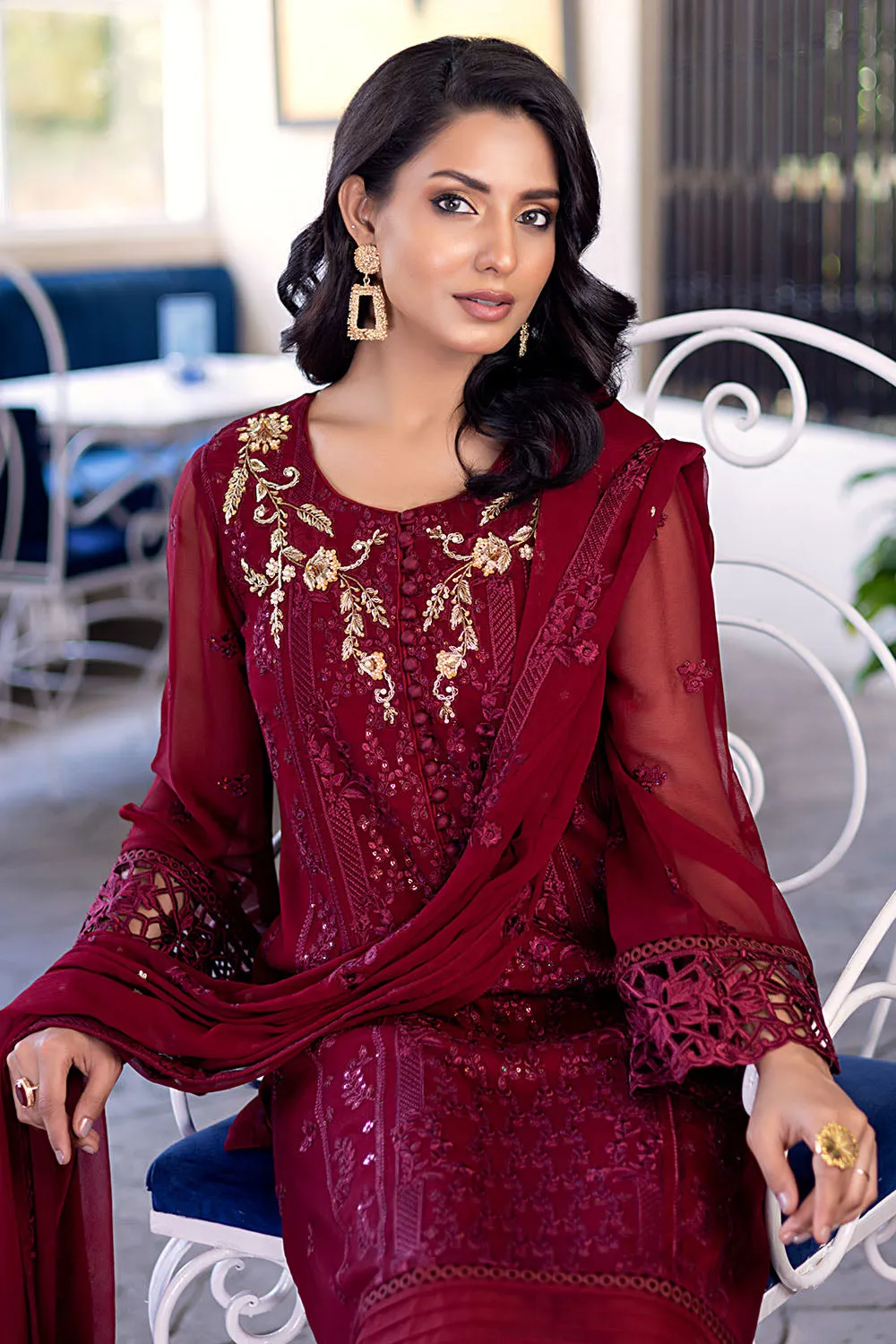 Azure Ensembles Luxe Formal Collection – Antique Rouge