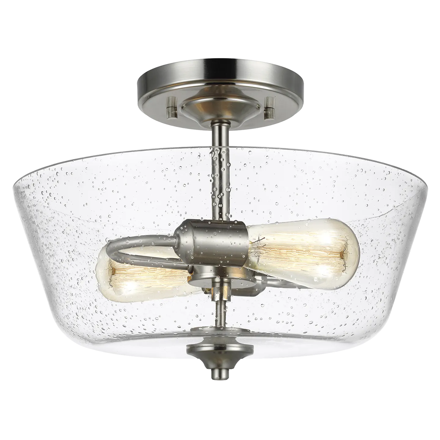 Belton Two Light Ceiling Semi-Flush Mount