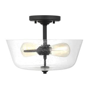 Belton Two Light Ceiling Semi-Flush Mount