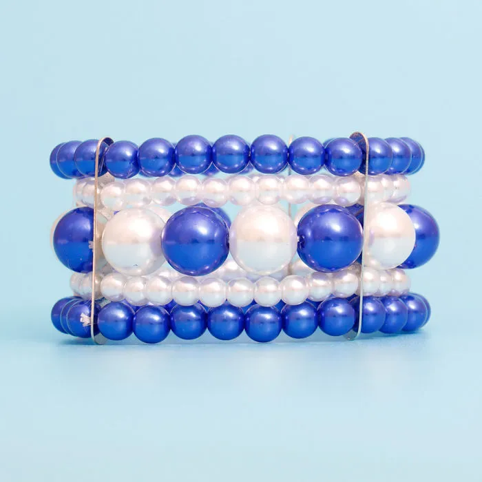 Bracelet Stacked Pearls for Women