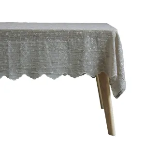 Eloise tablecloth 220x160 cm. dark linen