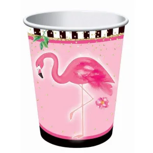 Flamingo - 9oz Paper Cups (8ct)