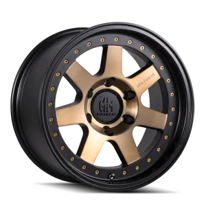 MAYHEM 8300 | MATTE BLACK W/BRONZE TINT | 6x139.7 | 18x9 | 0mm