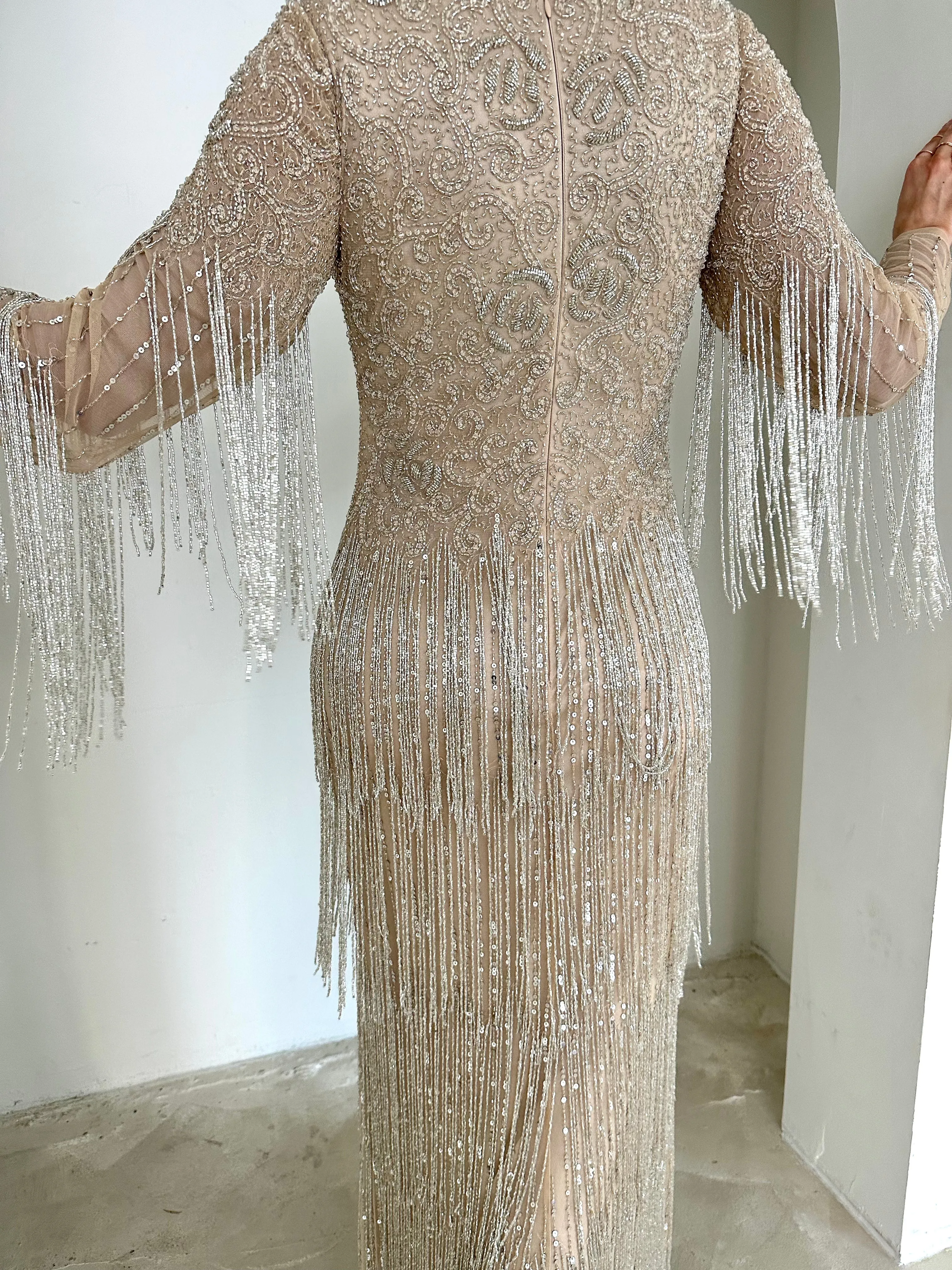 NACEY FULLY BEADED DRESS