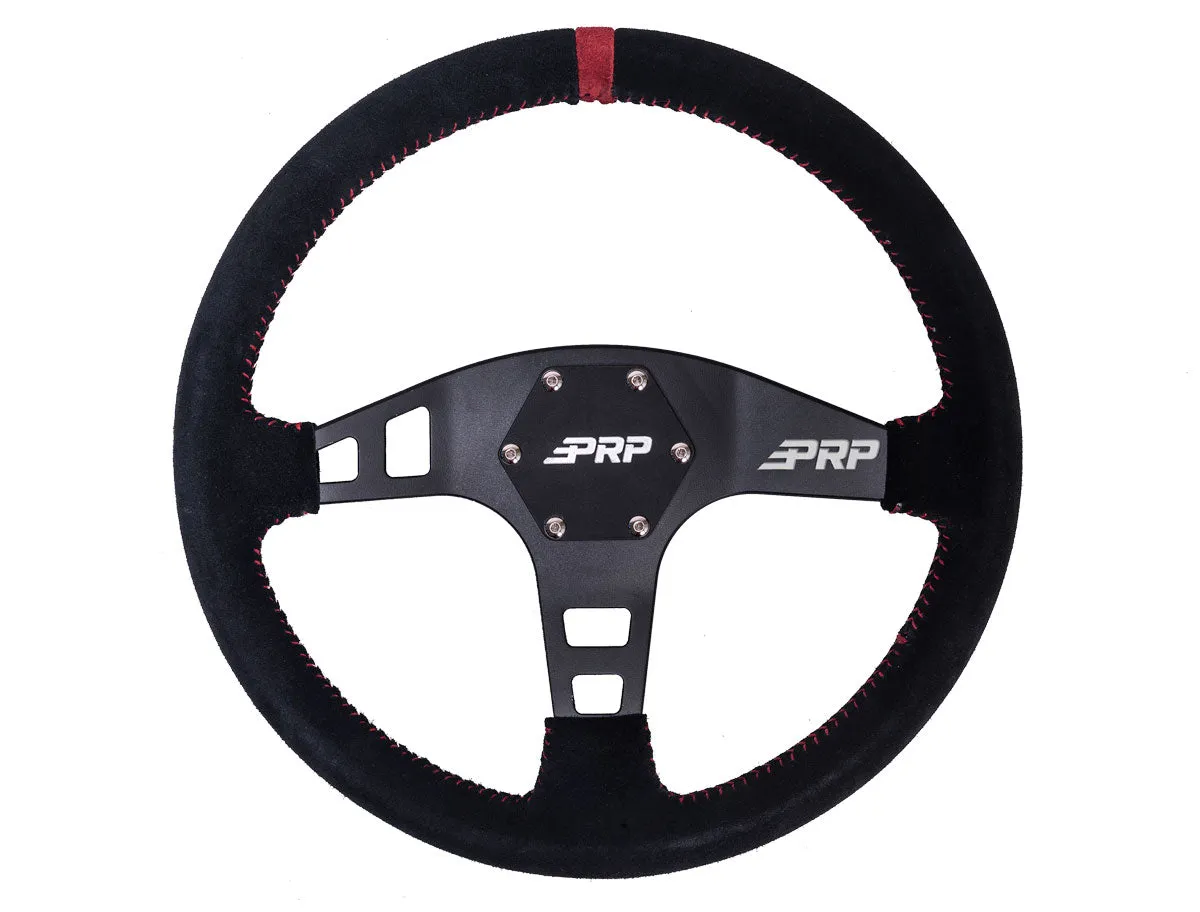 PRP Flat Steering Wheel Suede For Tacoma (2005-2021)