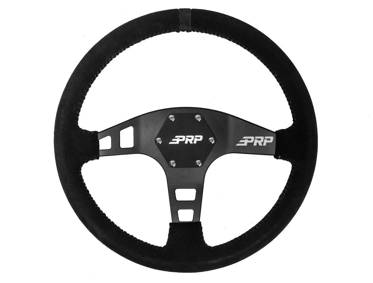 PRP Flat Steering Wheel Suede For Tacoma (2005-2021)