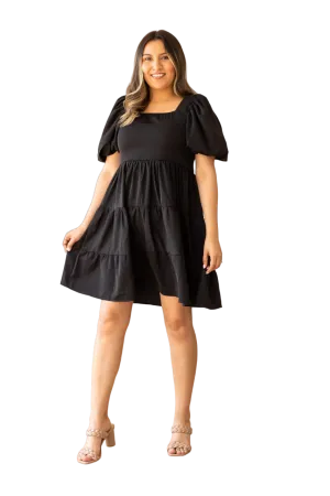 Southern Grace Women's Breeze-kissed Black Dress