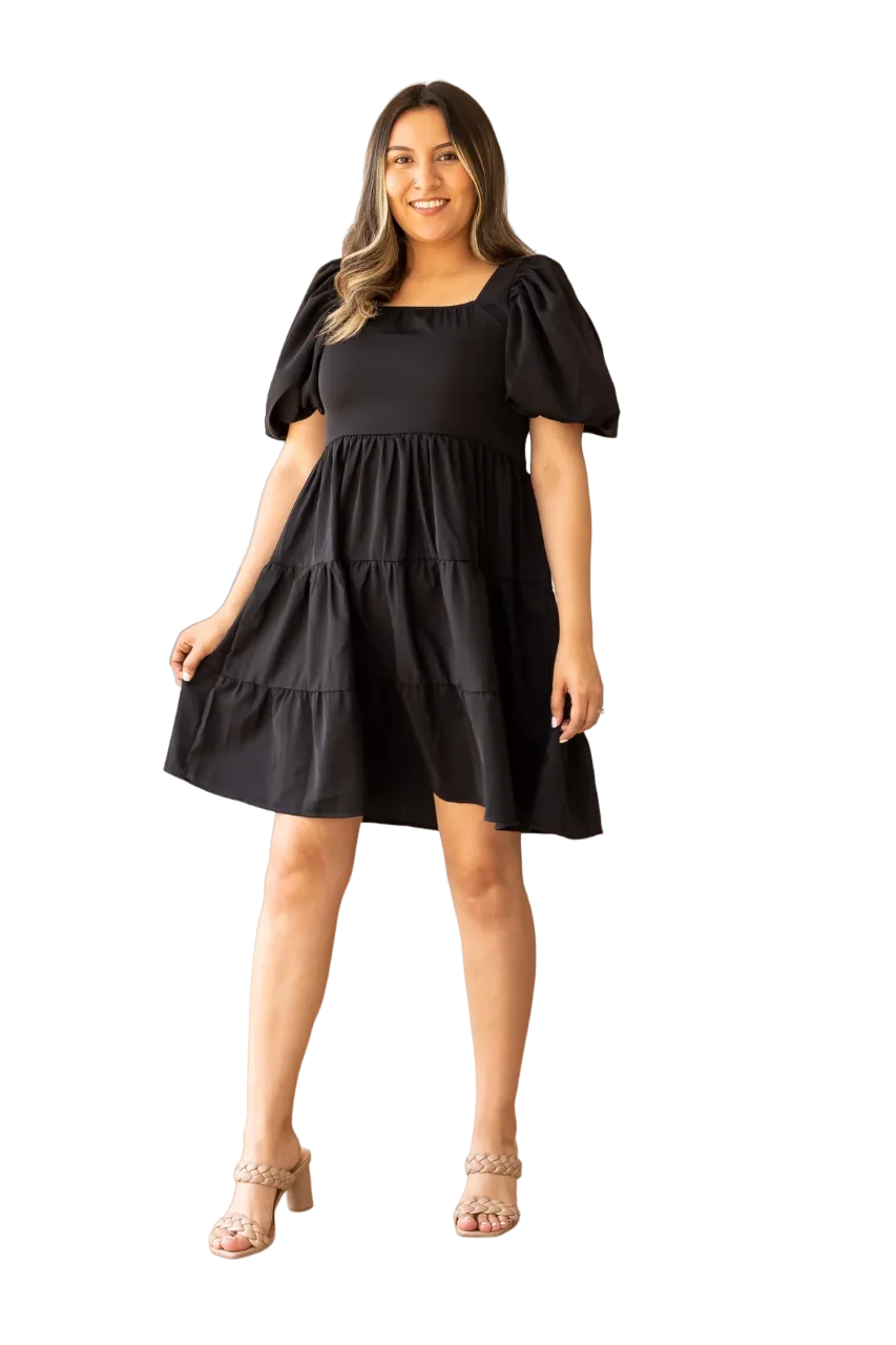 Southern Grace Women's Breeze-kissed Black Dress